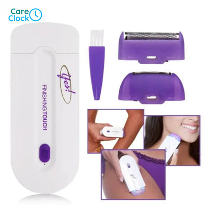 Rechargeable Instant & Painless Hair Remover with Sensa-Light – For Face & Body