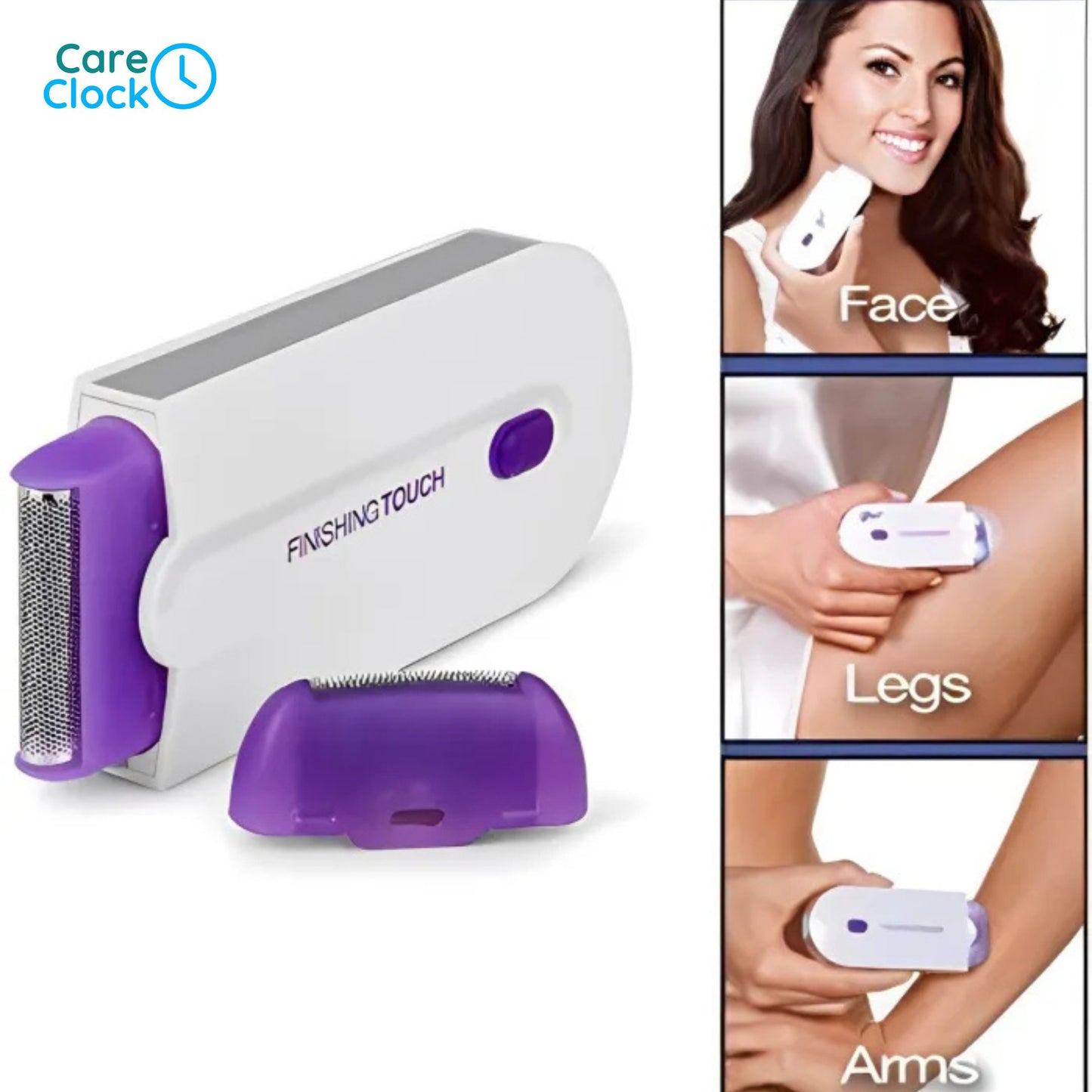 Rechargeable Instant & Painless Hair Remover with Sensa-Light – For Face & Body